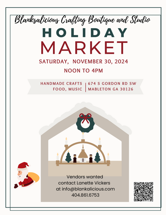 Small Business Holiday Market Back Space